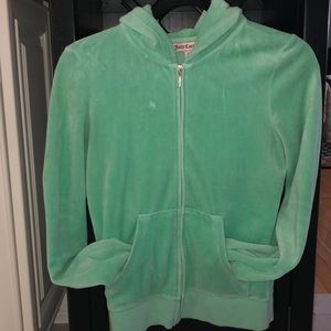 Juicy Couture light green hoodie